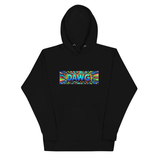 $Dawg Swag Merch $Dawg Black Logo Crewneck Sweatshirt