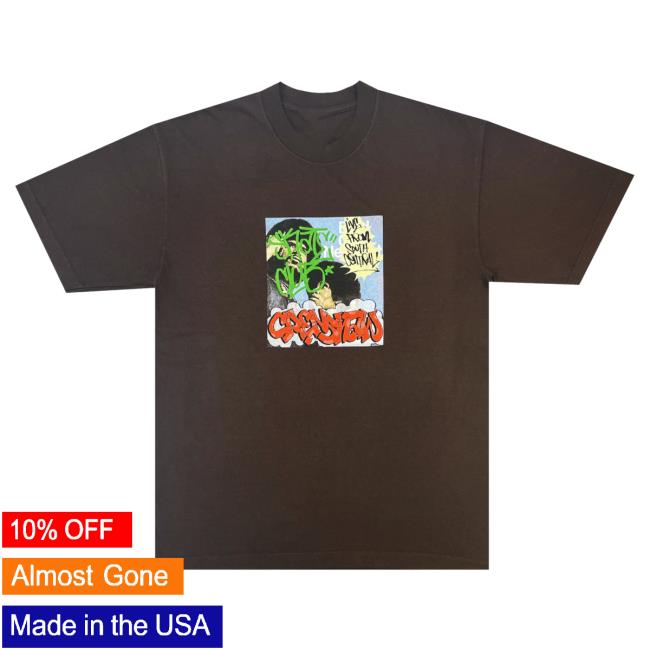 Official Crenshaw Skate Club Graffiti T-Shirt Brown CrenshawSkateClub
