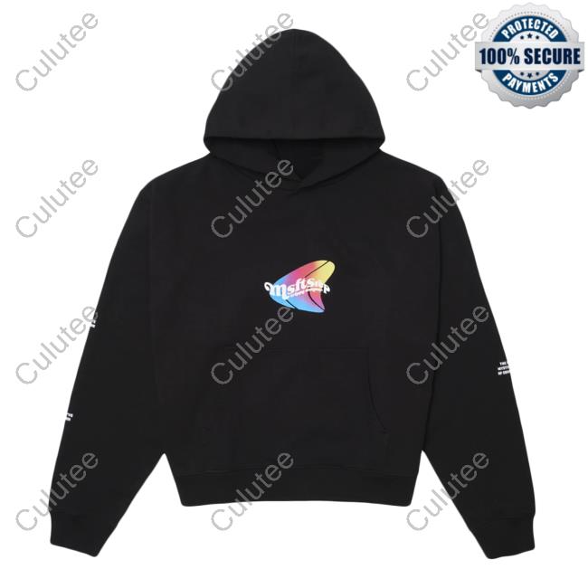 Official Msftsrep Clothing Msftsrep Trippy Summer Basic T Shirt Black