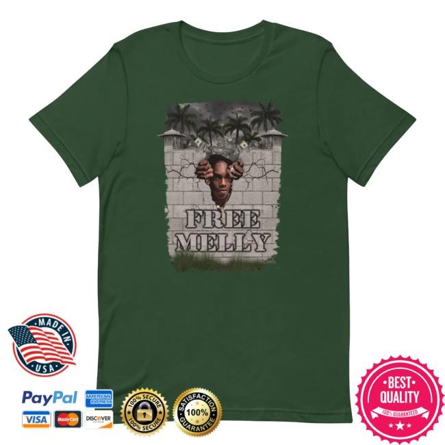 Official Ynw Melly Clothing Merch Ynw Melly Free Melly Brick Wall Shirt New YnwMelly