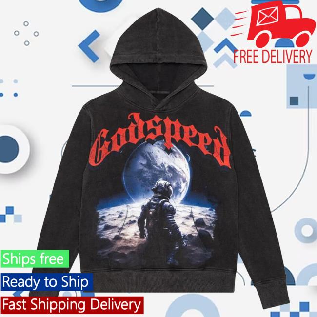 Official Godspeed Nyc Clothing Merch No Looking Back Crewneck Sweatshirt (Red)