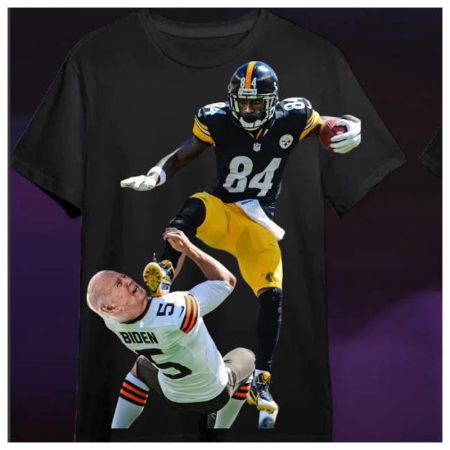 Antonio Brown Stomped On Biden Face Hoodie