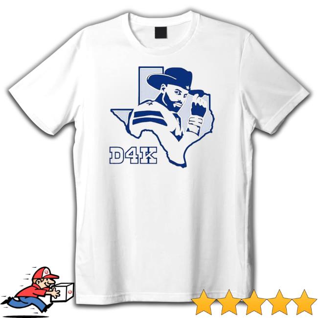 Official Dak Prescott D4K Dak Prescott Cowboys Shirt 2022