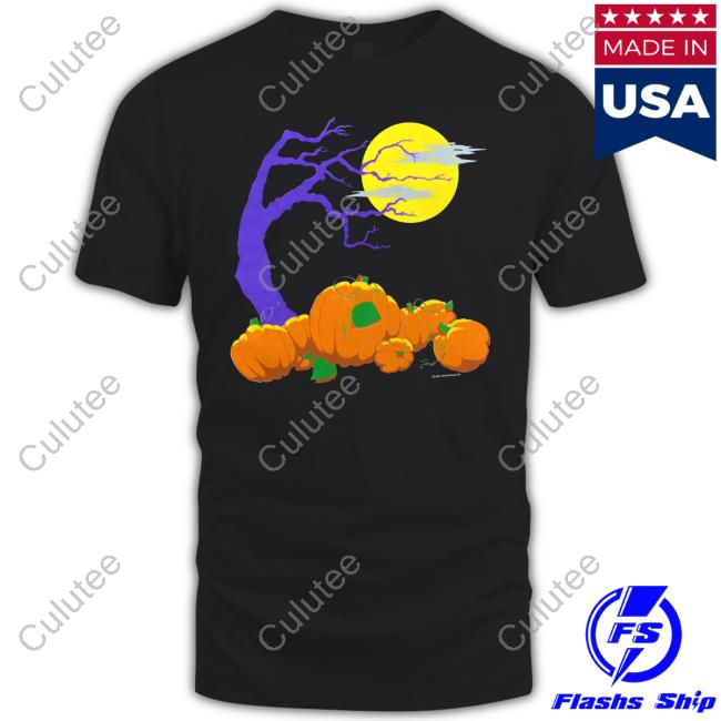 Vintage 90s Halloween Jack O’ Lantern Cartoon Shirt Pumpkin Trick Or Treat