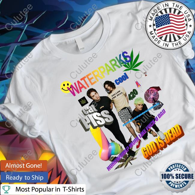 Waterparks Cat Piss God Is Dead Tee