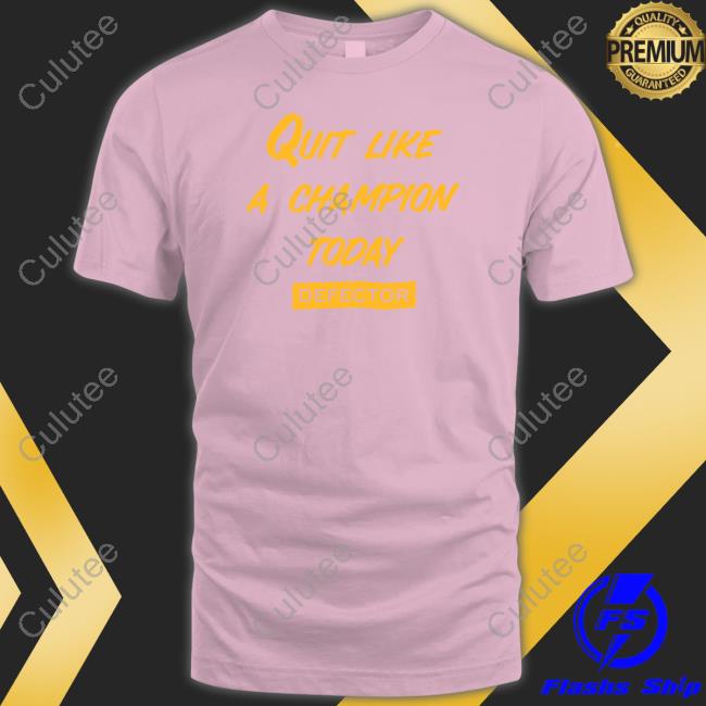 Official Defector Store Quit Like A Champion Long Sleeve