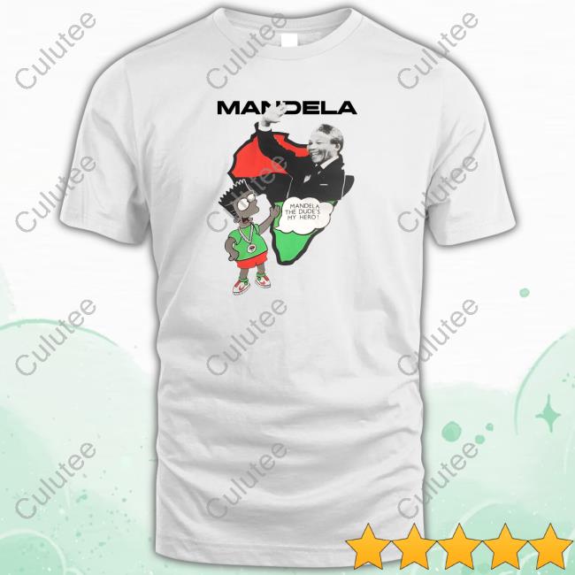 Criminalsimpsons Bootleg Bart Simpsons Mandela The Dude's My Hero Shirts
