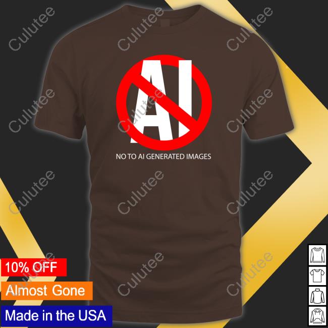 Official No To Ai Generated Images Tee