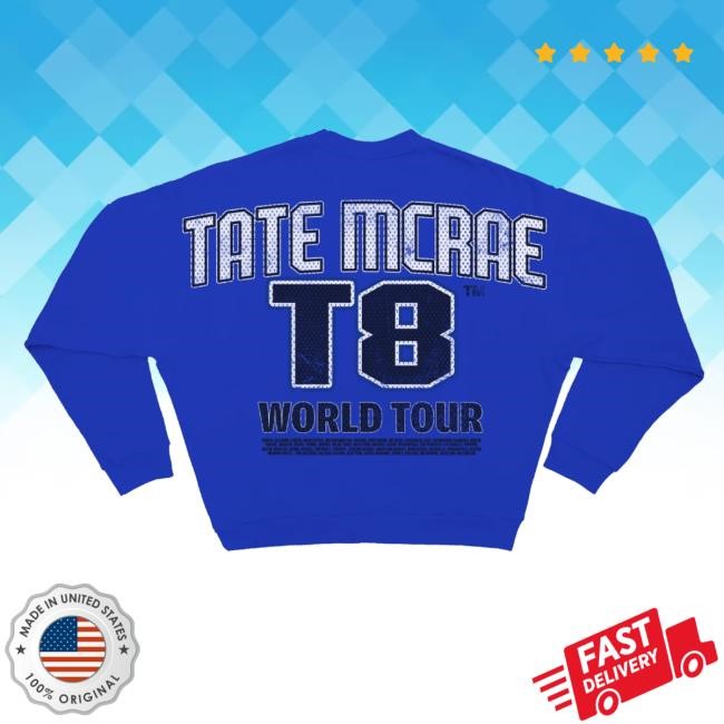 Tate Mcrae - Think Later World Tour Crewneck Sweatshirt Tate Mcrae Store
