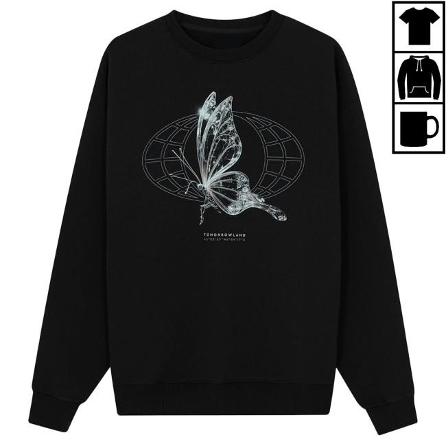Glass Butterfly T Shirt Tomorrowland Official Merch Store Shop