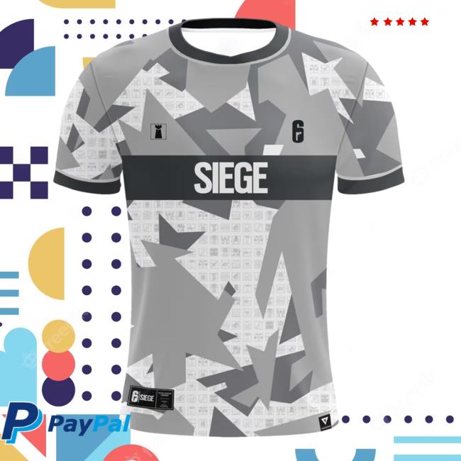 Official Thentwrk Rainbow Six Siege Defender Hot Shirt White Camo