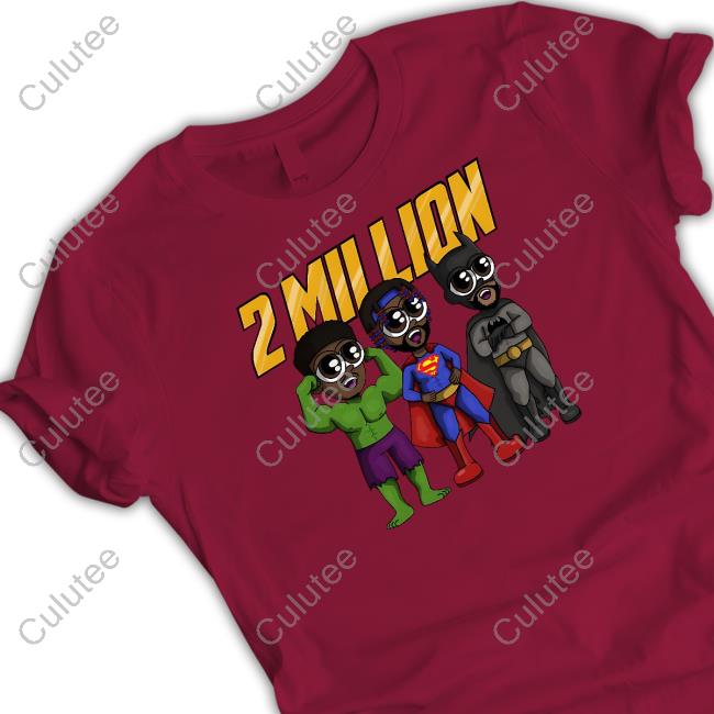 Official Daydrian Harding Merch 2 Million Subscribers Hoodie 2 Million Merch