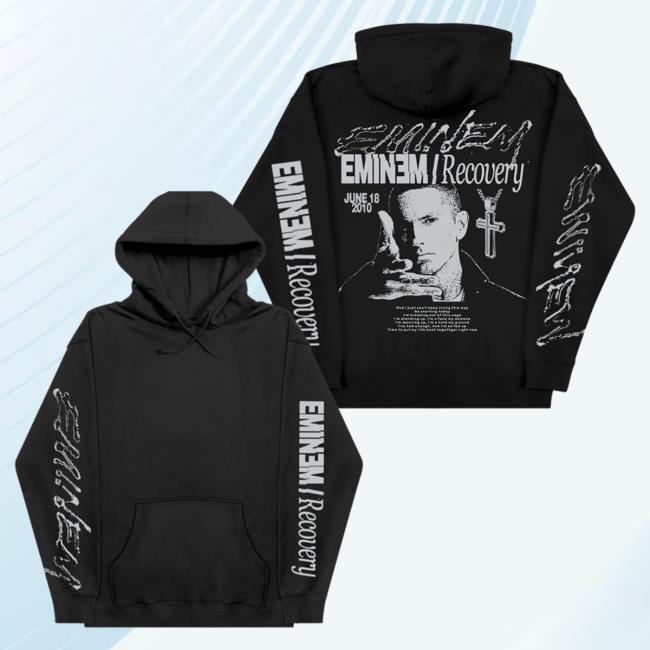 Official Eminem Slim Shady Clothing Shop Store Slim Shady Recovery Sweatshirt Black SlimShady Merch