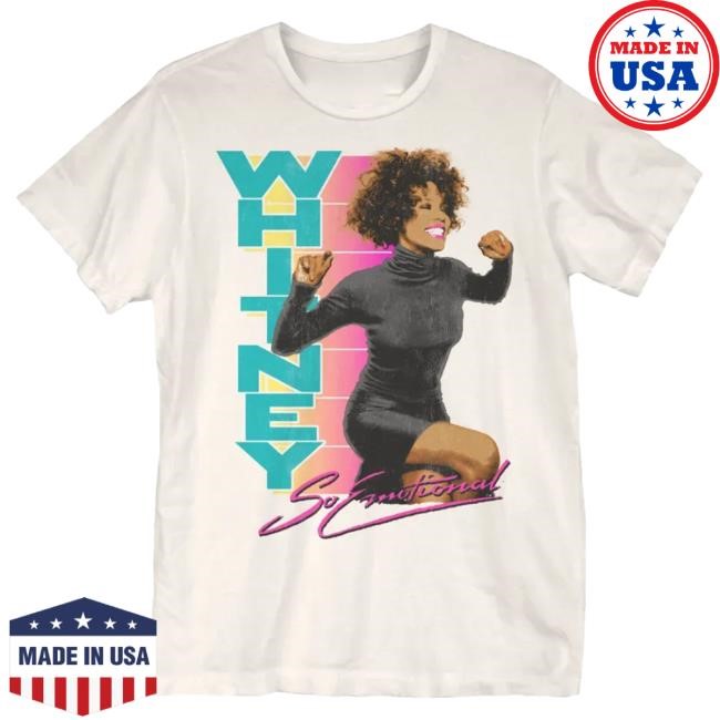 Official Whitney Houston Clothing Store Shop Whitney Houston Whitney Houston So Emotional Vintage New Shirt