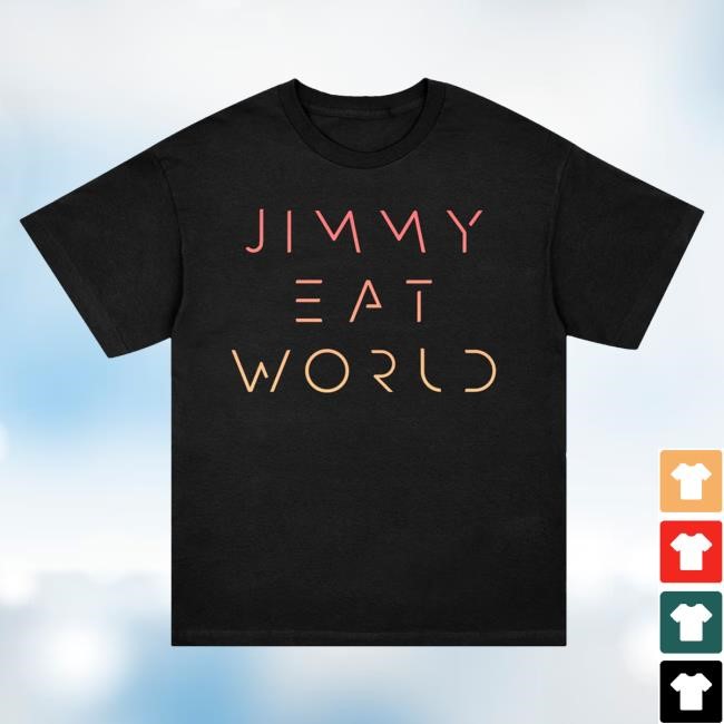 Official Jimmy Eat World Futuristic Logo Shirt (Black)