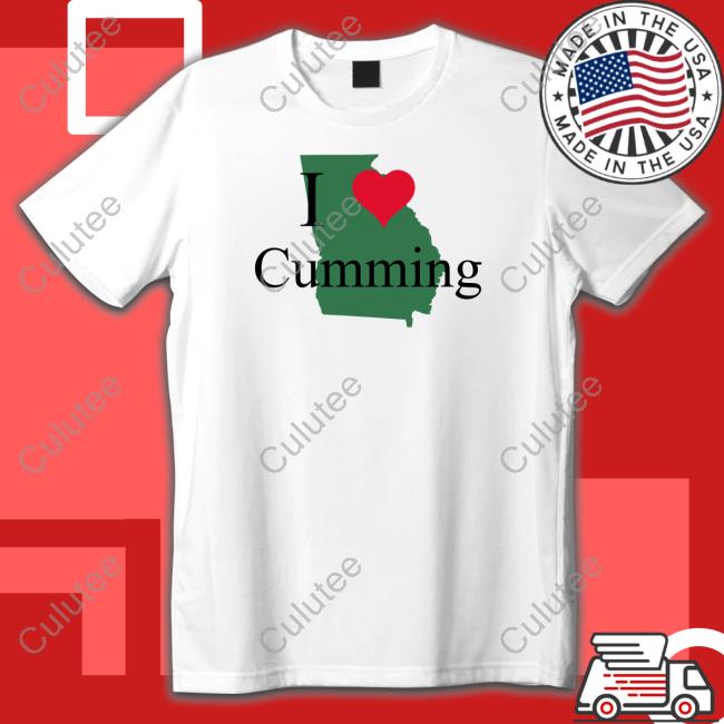 Official I Heart Cumming Georgia Shirts