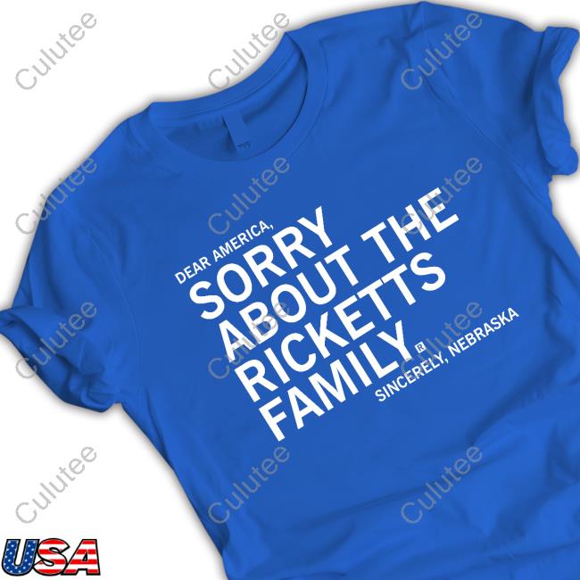 Official Raygun Sorry About The Ricketts Family Long Sleeve T Shirt
