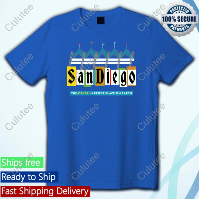 Official San Diego The Other Happiest Place On Earth Long Sleeve Tee