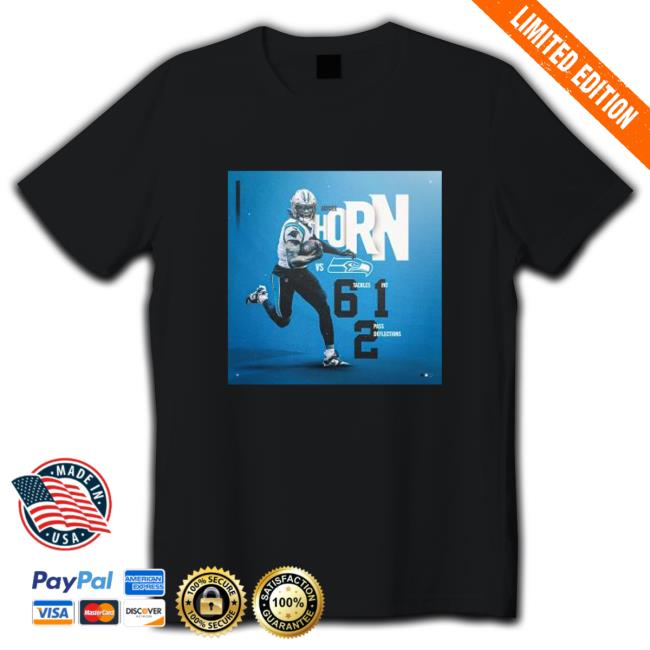 Jaycee Horn Carolina Panthers 6 tackles 1 Int 2 pass deflections T-Shirt