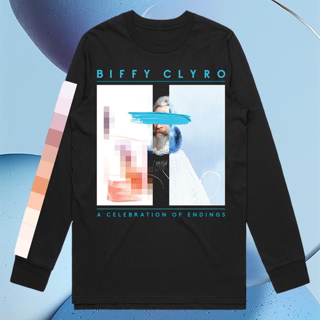 Official Wmg Group Warner Music Store Biffy Clyro Merch A Celebration Of Endings Pixel Black Long-Sleeve