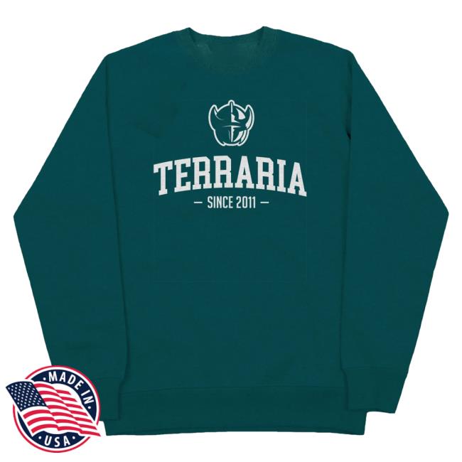 Official Terraria Merch Store Shop College L/S Tee