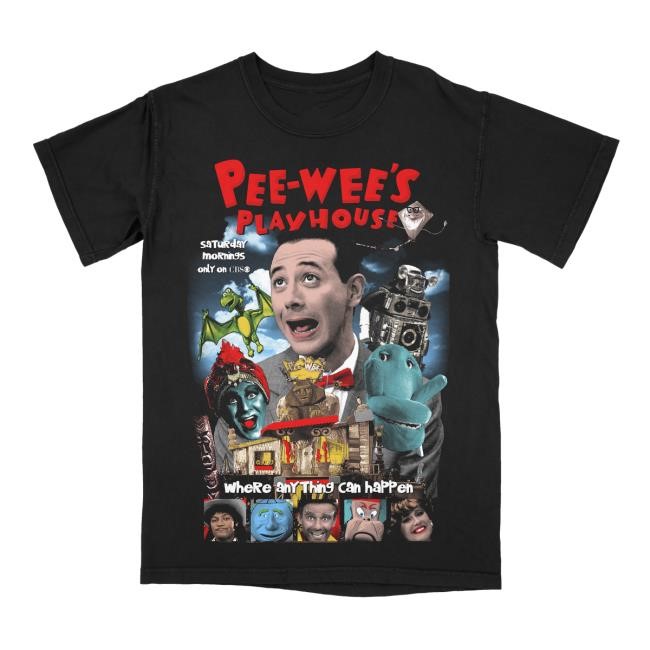 Official Graveyard Goods Shop Apparel Pee-Wee's Playhouse Long Sleeve Shirt Graveyard Goods