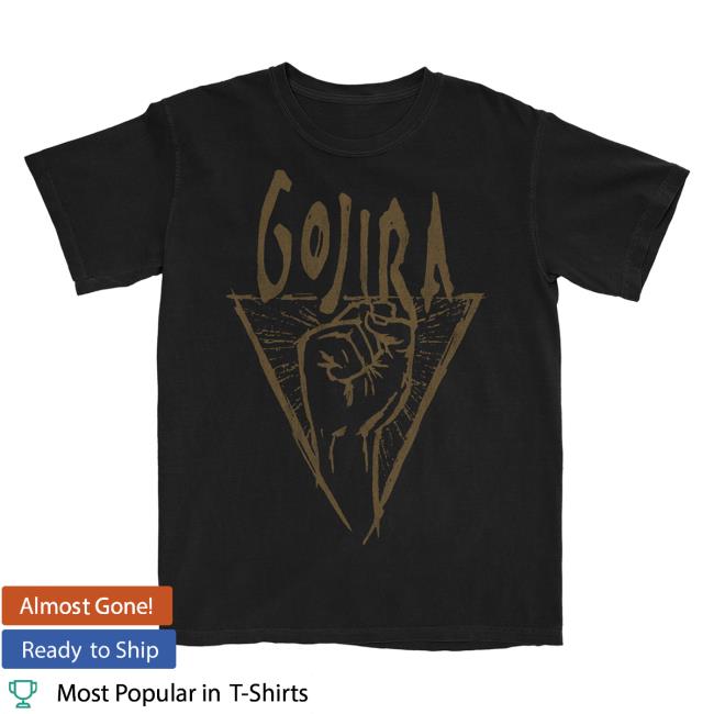 Official Roadrunner Records Gojira Merch Store Gojira Power Glove Hot Shirt Black RoadrunnerRecords