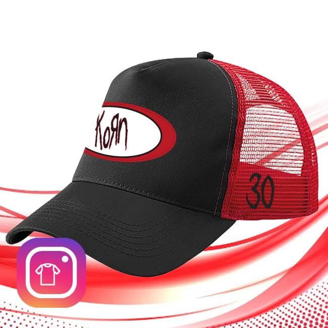 Official Korn Merch Store Korn 30 Trucker Cap Korn Clothing Shop Kornwebstore