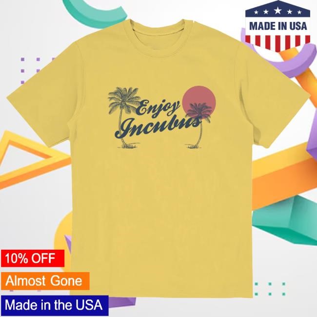 Incubus Enjoy Incubus Yellow New Shirt | Incubus Official Merch Store Shop
