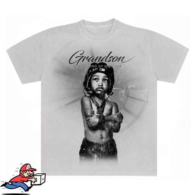 Official King Von Merch Grandson Album Tee