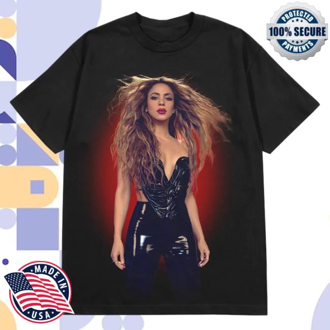 Official Shakira Merch Store Ruby Aura T-Shirts - Black Shakira Apparel Clothing Shop