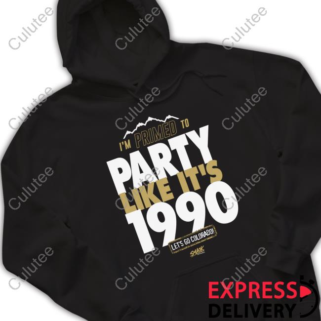 Official Primed to Party Like It's 1990 T-Shirt for Colorado College Fans Shirts