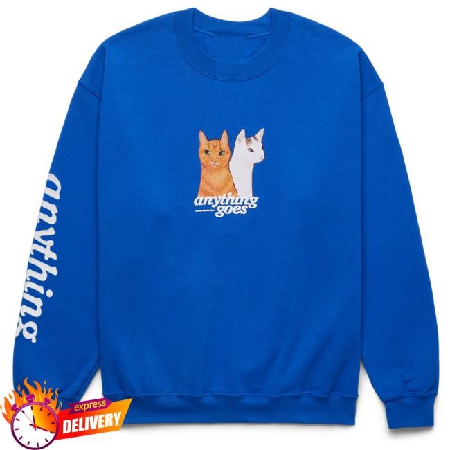 Anything Goes Cats Sweatshirt Emma Chamberlain