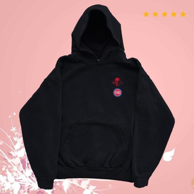 Detroit Horsepower Popover Hoodie - Black | Warren Lotas Official NBA