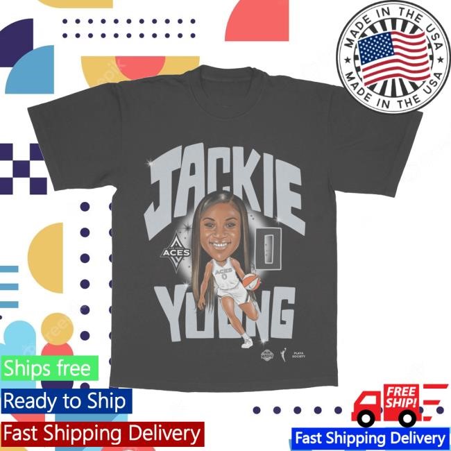 Playa Society Official Merch Store Playa Society Jackie Young Shirt New WNBA Clothing Apparel Shop
