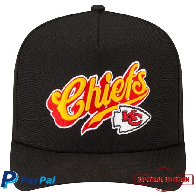 Men's Kansas City Chiefs New Era Born x Raised Black A-Frame 9FIFTY Snapback Cap NFL Shop Store