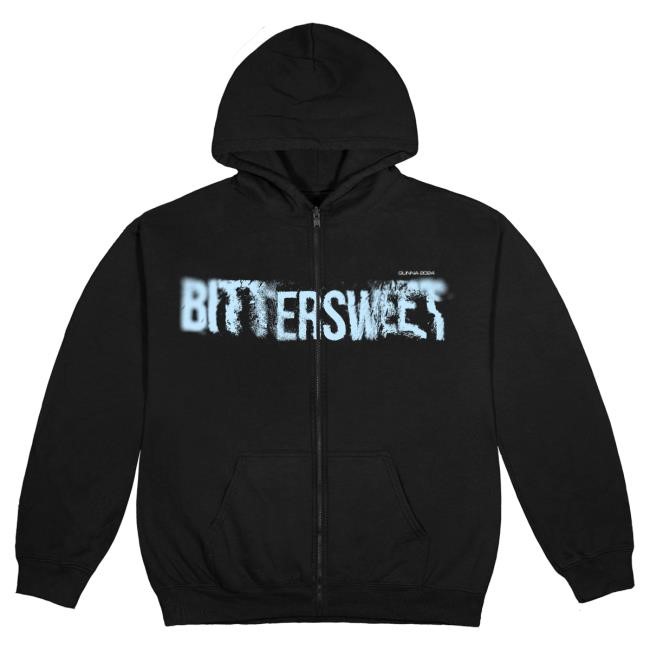 Official Gunna Merch Clothing Store Wunna Bittersweet Zip Pull Over Hoodie