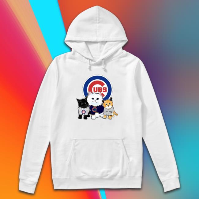 Official We Love Wrigley Chicago Cubs Baseball Fans And Cat Lovers Funny Shirt