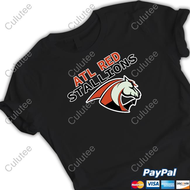 Official Atl Red Stallions Shirt