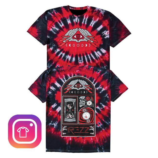 Official Rezz Merch Store Shop Rezz - Tombstone - Tie Dye Popover Shirt
