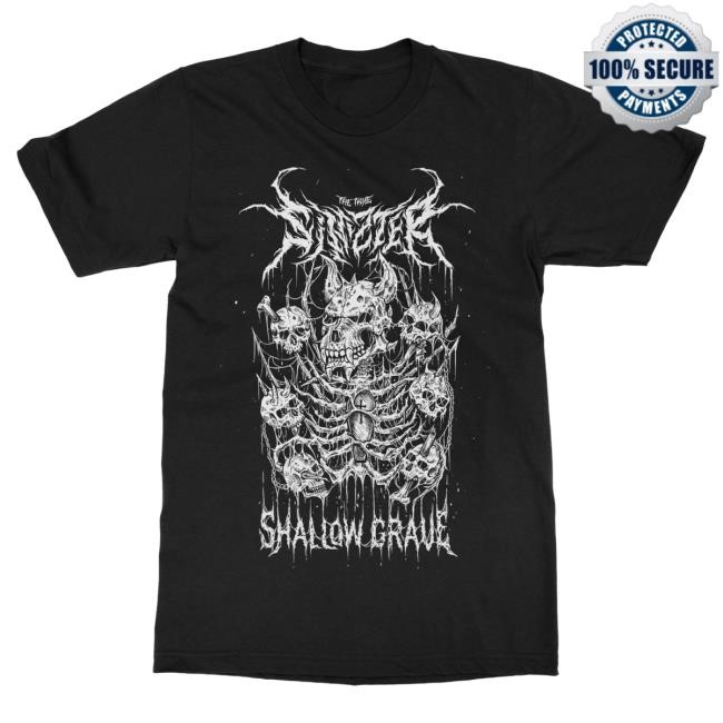 Official IndieMerchstore Sinizter "Shallow Grave" Hot Shirt Indie Merch Store
