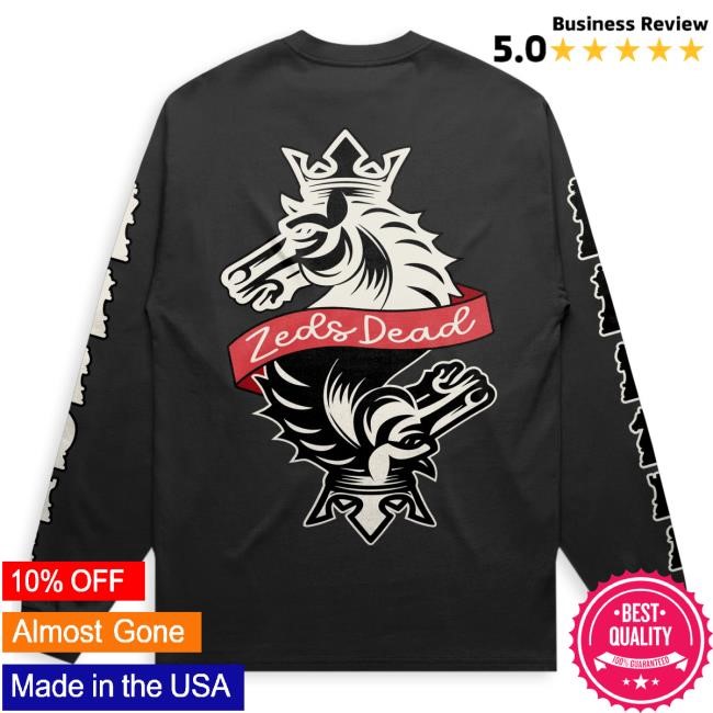 Official Zeds Dead Merch Zeds Dead - Chess Club Long Sleeve New Shirt
