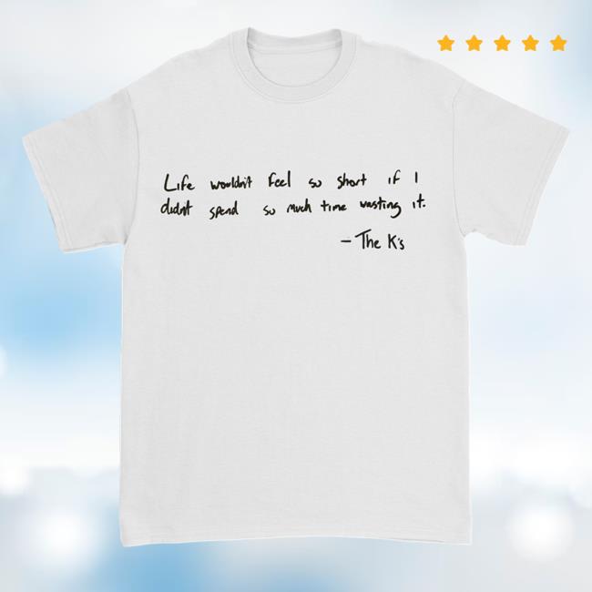 Official The K's Merch The K's Handwritten Lyric Stacked Sweatshirt
