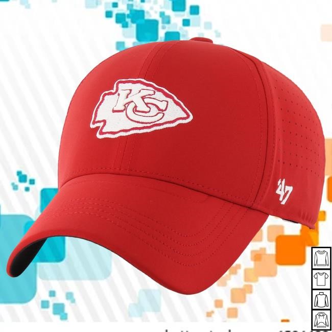Kansas City Chiefs Gear Red Vent MVP NFL Football Street Cap