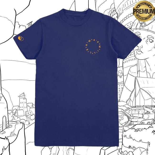 Circles Navy Short Sleeve Shirt – Mac Miller Store