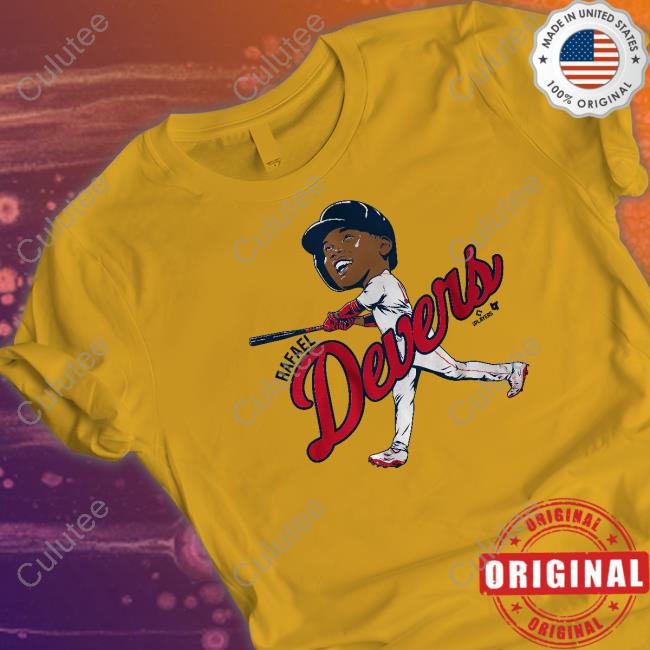 Breakingt Rafael Devers Caricature Hoodie