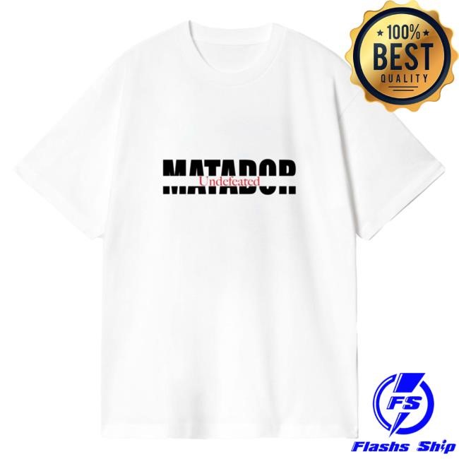 Ilia Topuria Matador White Top Shirt Ilia Topuria Store Shop Merch