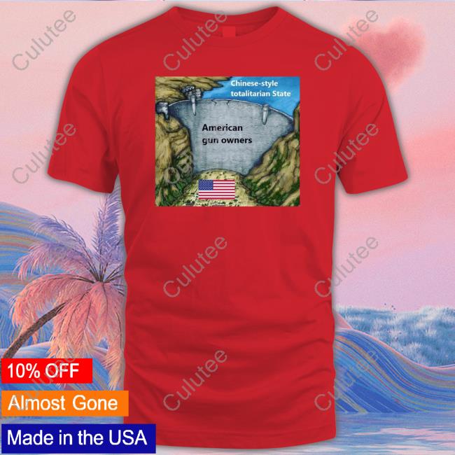 Luke Rudkowski Chinese Style Totalitarian State American Gun Owners T Shirt Lukewearechange