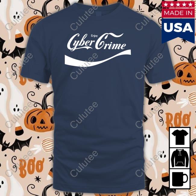 Enjoy Cyber Crime Tee Shirt Dustrial Merch Corgi