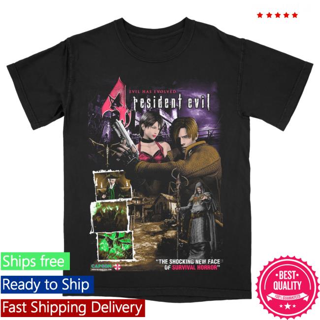 Official Graveyard Goods Merch Store Shop Resident Evil 4 • Goodbye, Ada (Alternate Color Variant) Tees • Limited To 100